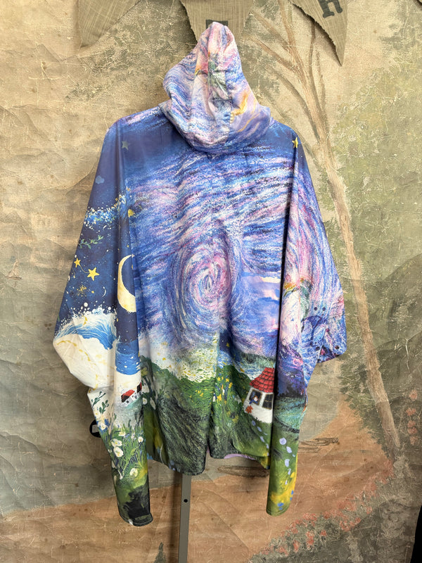 Inoah's Artful 2 Look Raincape-Cats Dream
