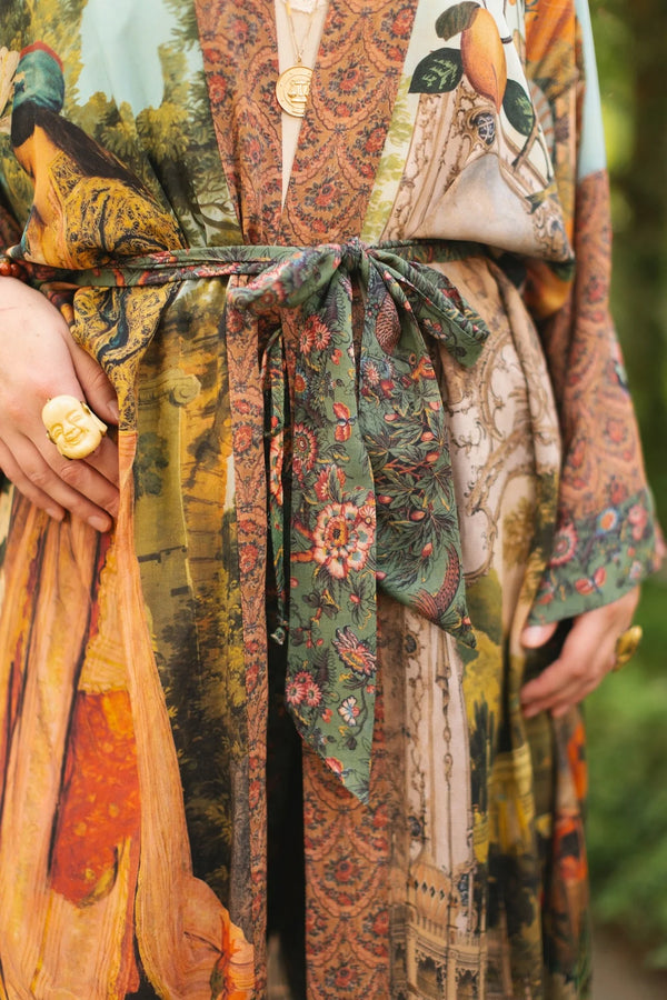 MOTS Opera Duster Kimono Robe-Secret Garden