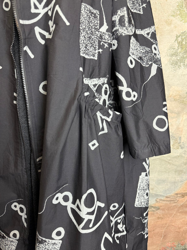 1029 City Scribble Jacket-Gray