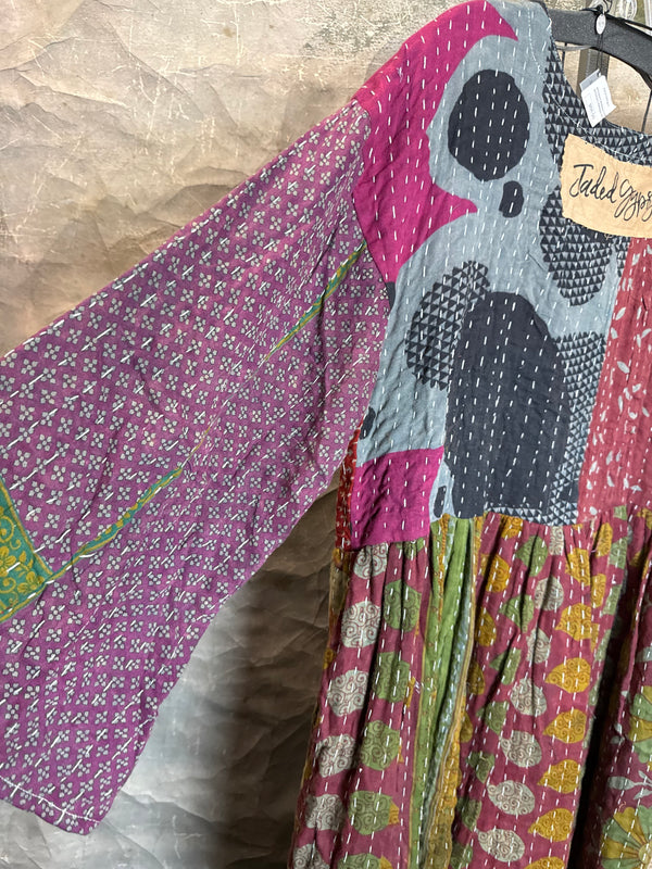 JG-156 Sunrise Kantha PW Dress-MIX 5