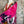 Load image into Gallery viewer, 7063V Block Dyed Justly Top-PINK MIX
