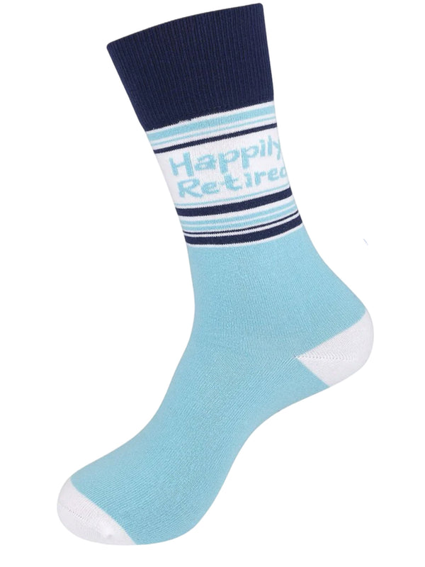 Art To Wear Novelty Socks-Happily Retired