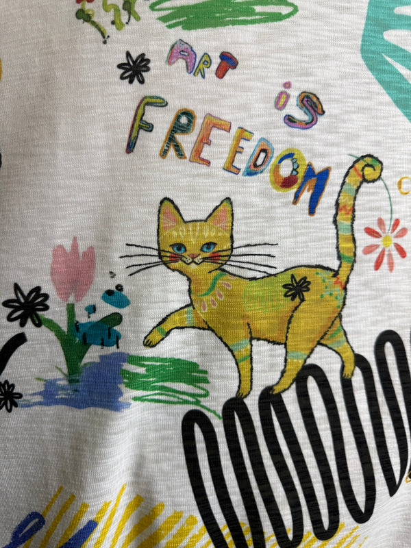 T1640K Vneck Dolman Top-Freedom Park