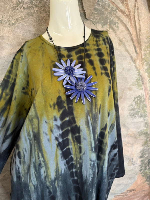 DD1813 Milla  L/Slv Top-Mustard