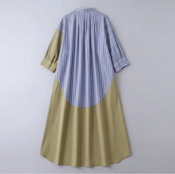 1395 Atelier Stripe Midi Shirt