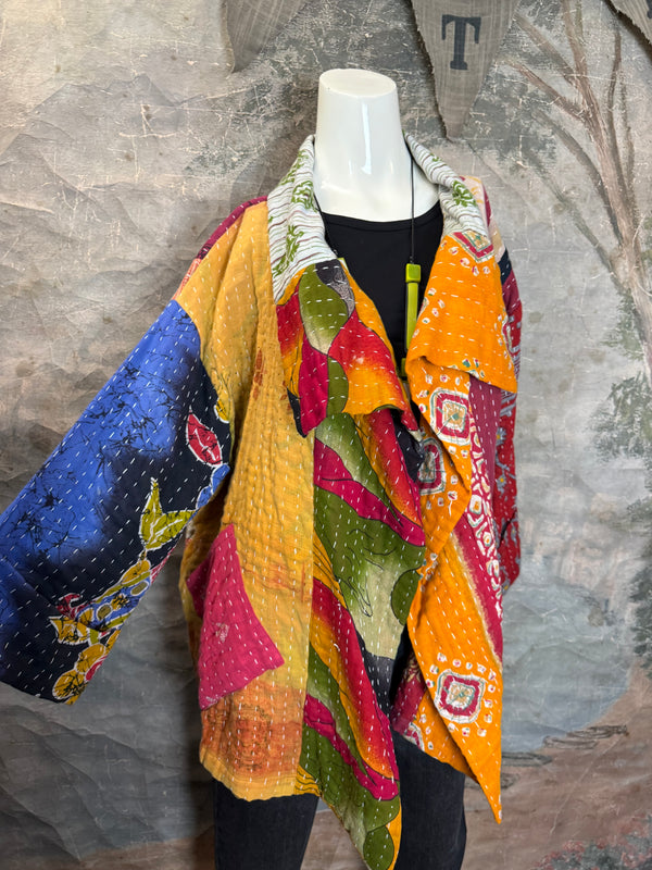 SS6148 Funky Kantha Jacket-Marley A