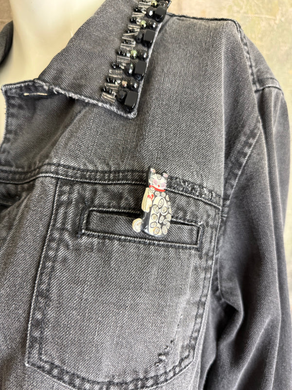4842 Upcycled Wearable Art Jkt- The Village