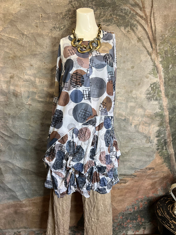 25071 Mesh Print Toppper