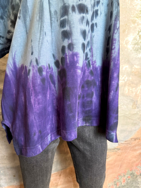 DD1803C Bestee L/Slv Top-Violet