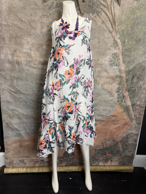 MP-MD1041 Dress W/Ruffle-OFFWHITE7