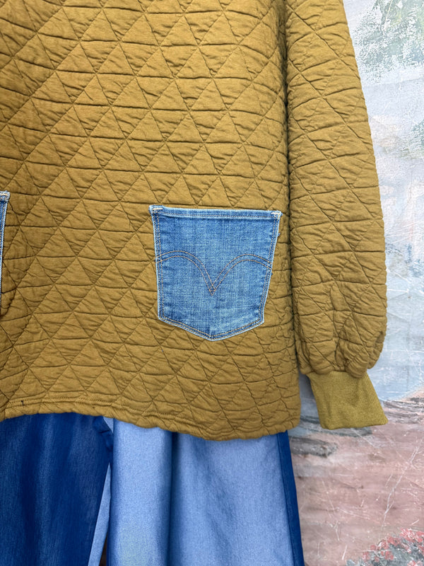 5949 Glenna Pullover-Curry