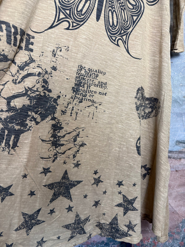 PL-630 Butterfly tshirt Dress
