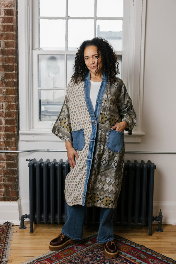 5211 Denim Mix Janis Cardigan