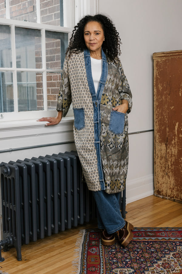 5211 Denim Mix Janis Cardigan