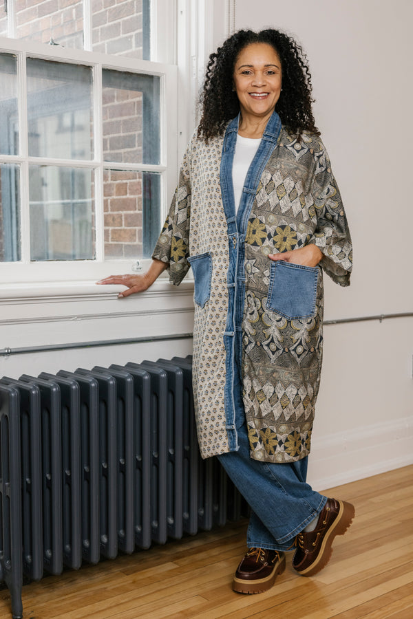 5211 Denim Mix Janis Cardigan