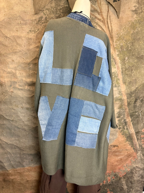 5547 Cotton/Denim Love Cardigan