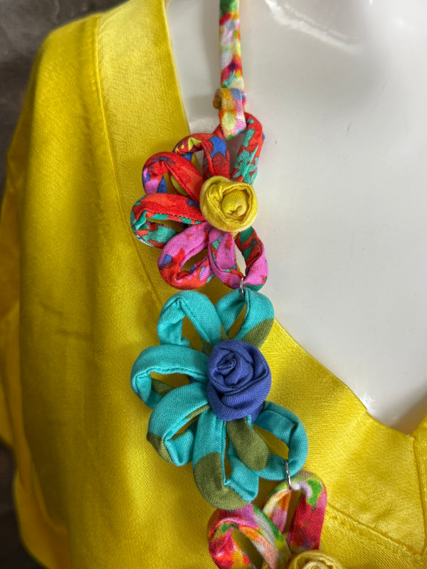 26N145 Coneflower Combo Necklace-A Spring Mix