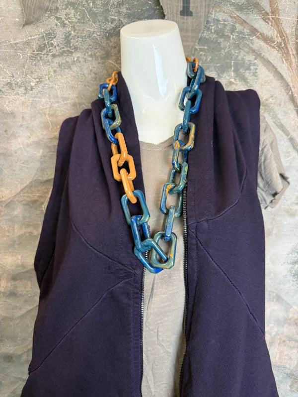 2626AU Zip Hoodie Vest-Purple