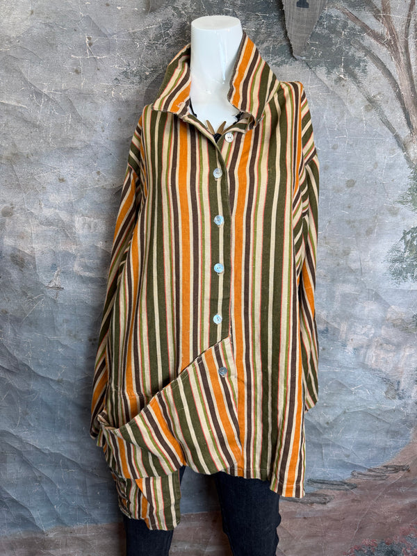 5510 Architecture Top-Autumn Stripe