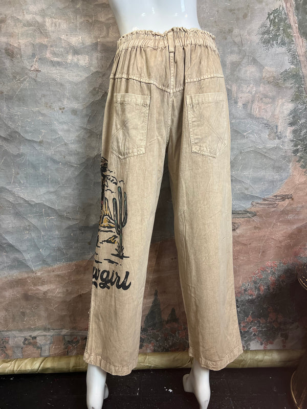 PL123 Cowgirl Mix Pants