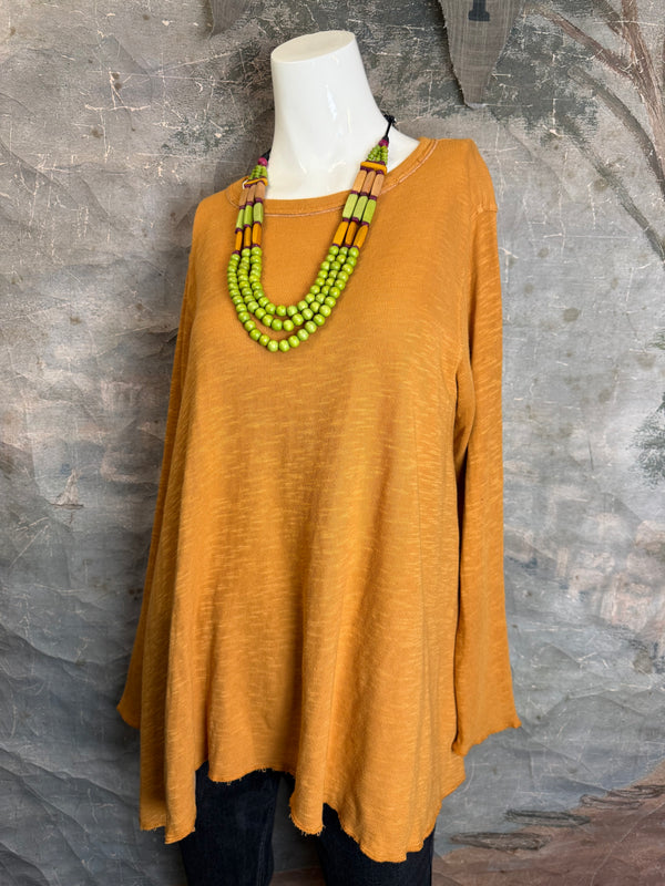 1050-88 Cotton Knit Angel Tee-Aspen