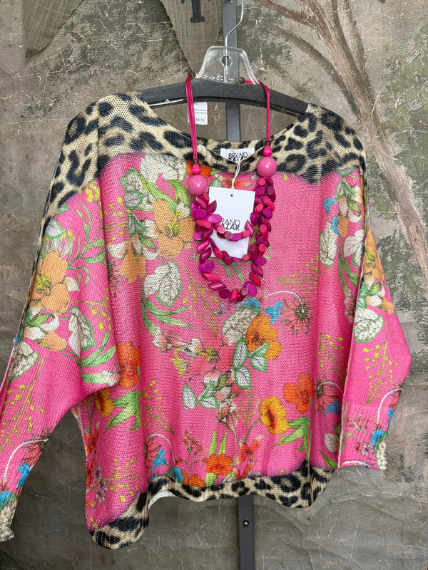 BBZ-033 Summer Sweaters— Cav fuchsia