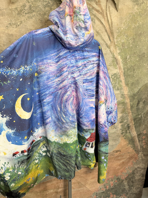 Inoah's Artful 2 Look Raincape-Cats Dream