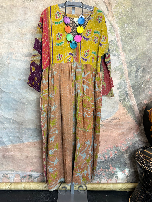 JG-156 Kantha Sunrise Dress-5 MIX