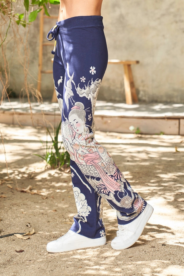 4360 Pull-on Zen Lounge Pant-Navy