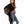 Load image into Gallery viewer, Woman wearing black floral embroidered kimono cardigan with wide sleeves over rust crop top and jeans - 3
