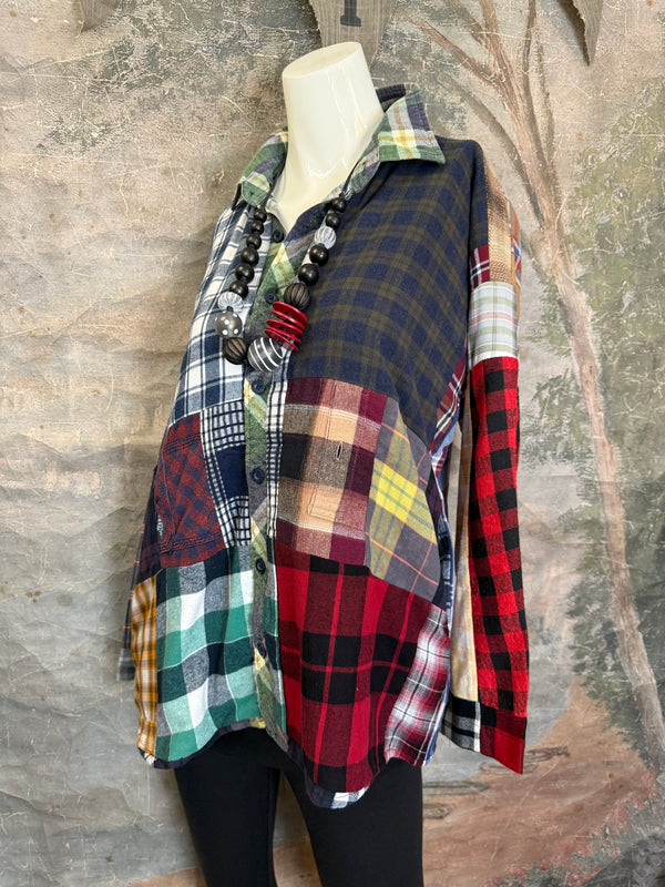 5620 Flannel PW BF Shirt- PW A