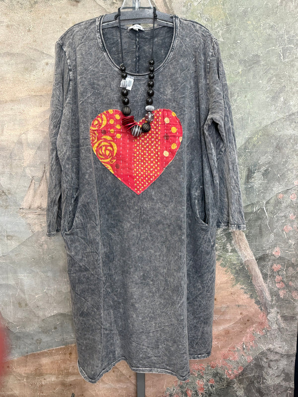 Romance Story T-Shirt Dress-#5