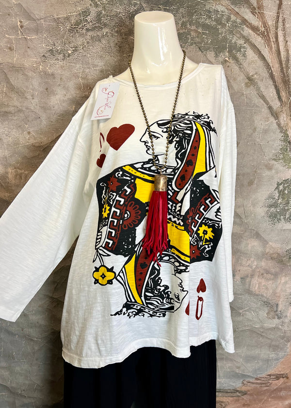 PL-305 The Queen of Hearts Tee