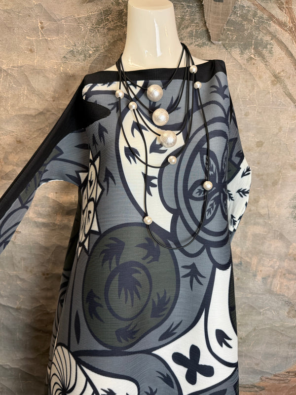 87585 Kinetics Artistry Dress-Black/Grey