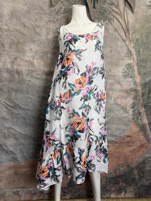 MP-MD1041 Dress W/Ruffle-OFFWHITE7