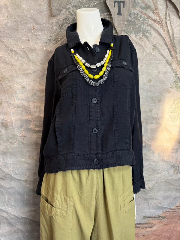 LIN7403 LULA B TRAVEL JKT-Black