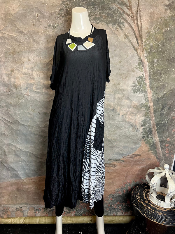 25072 Euro Crush Mixed Dress