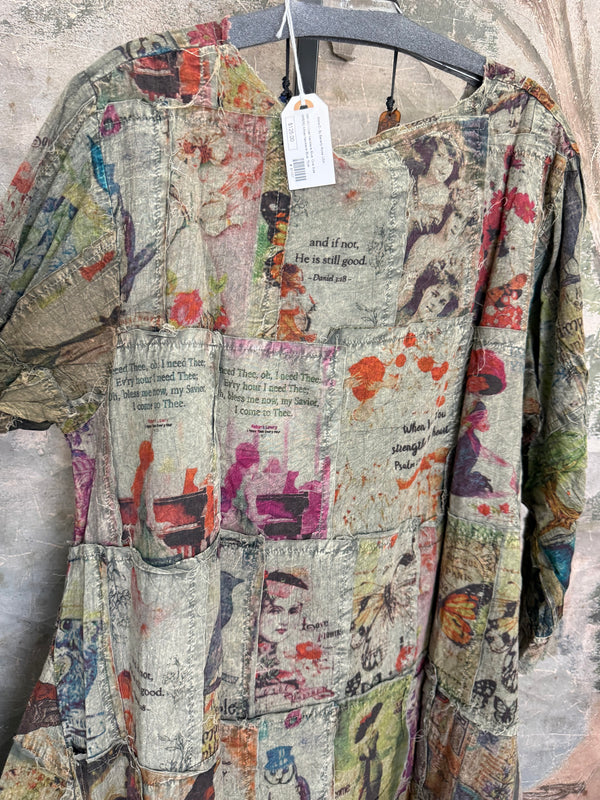 PL-312D Patchwork Art Dress