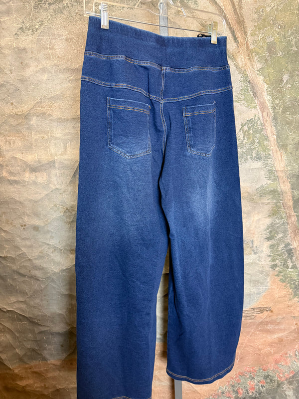 30139N21 Wide Leg Pant-Bluebird