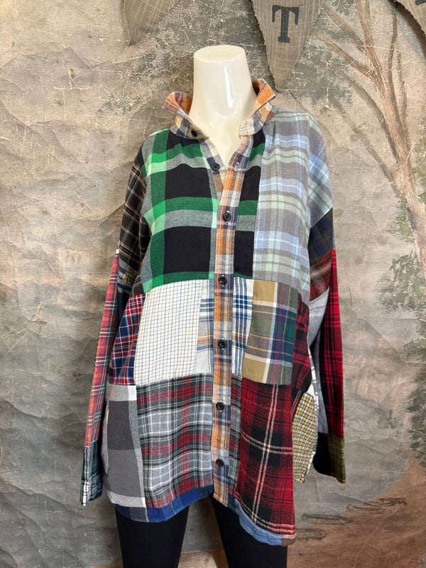 5620 Flannel PW BF Shirt- PW D