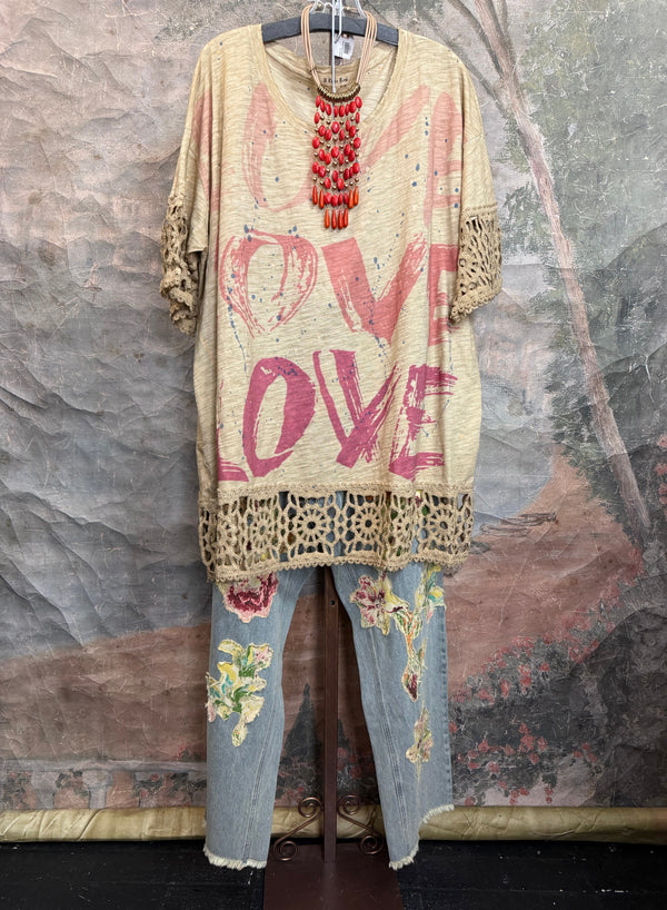A26 Art-To-Wear LOVE Poem Shirt