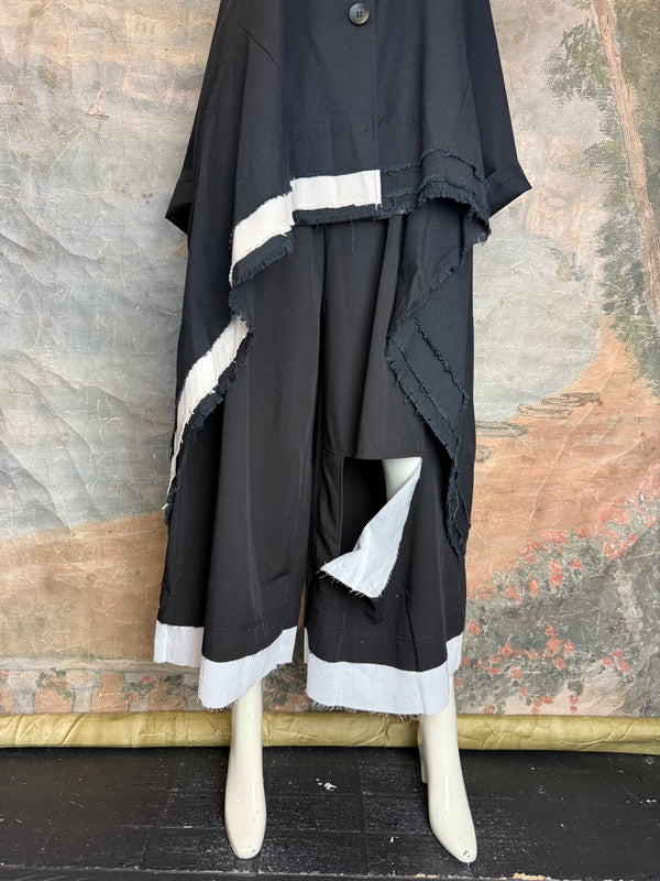 69582 Wide Leg Pants w/Trim