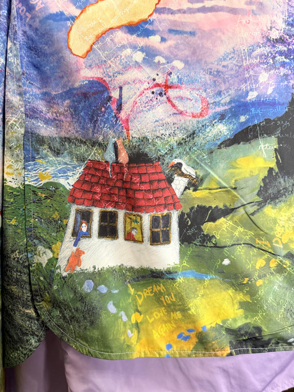 Inoah's Artful 2 Look Raincape-Cats Dream