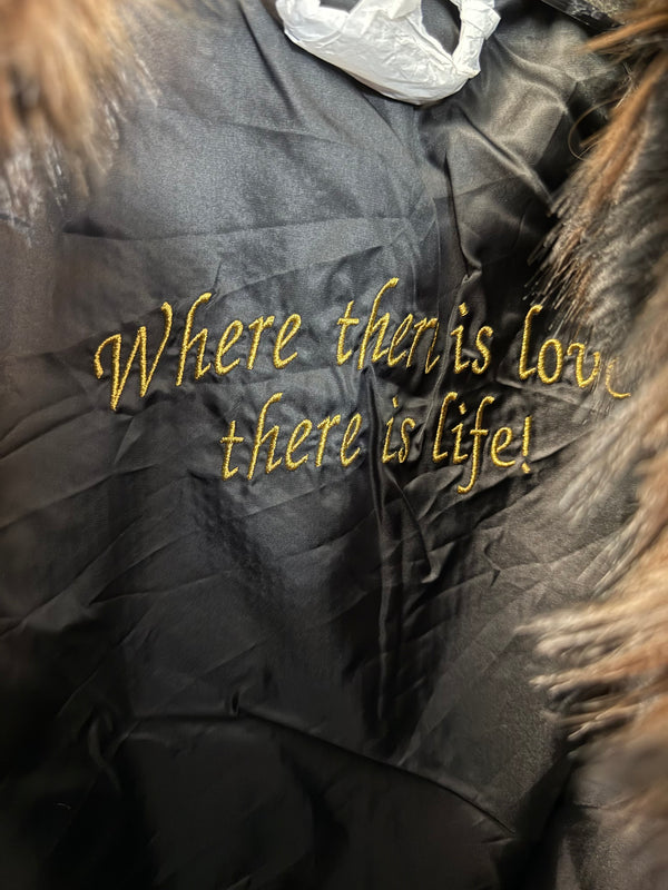 5764 Faux Fur Mink Short Coat