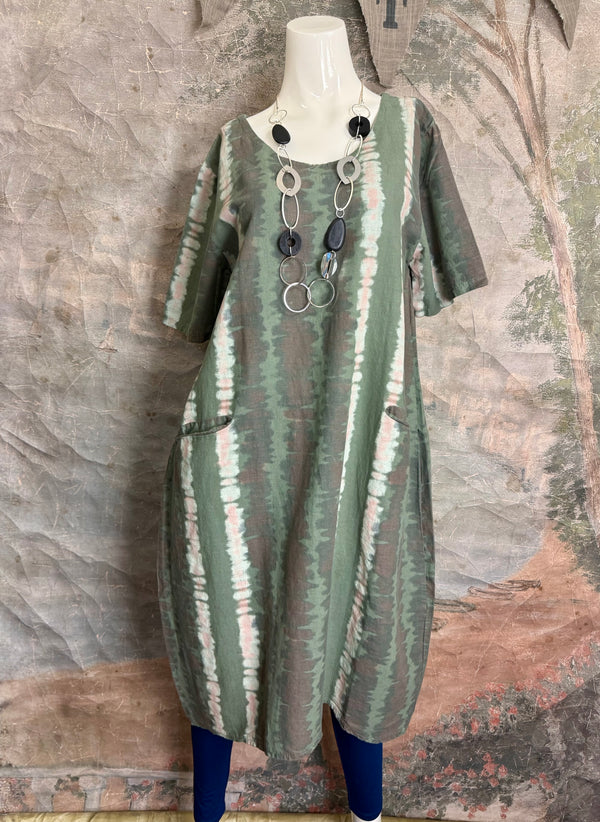90847T-62 San Fran Dress-Olive
