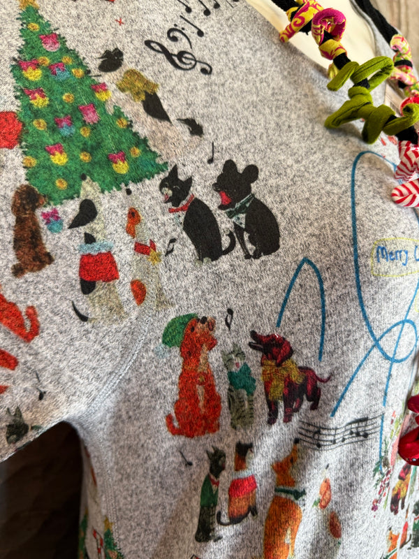 D387 Woofmas Carol A-line Dress