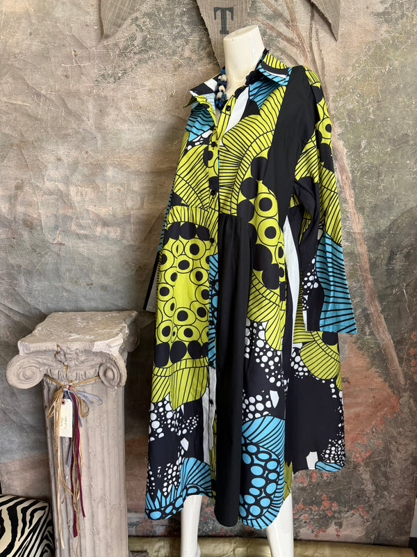 2855 Poplin Shirtdress