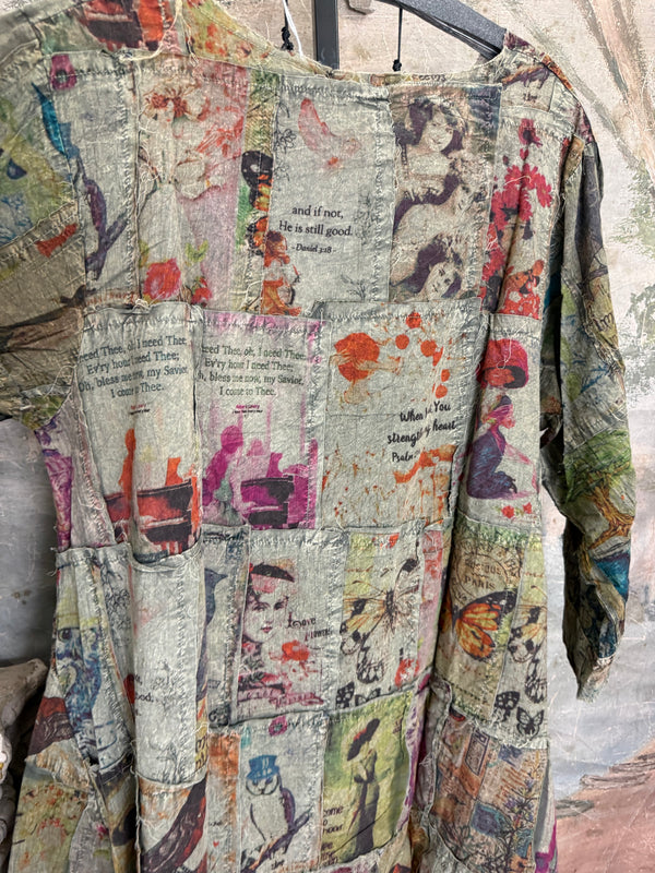 PL-312D Patchwork Art Dress