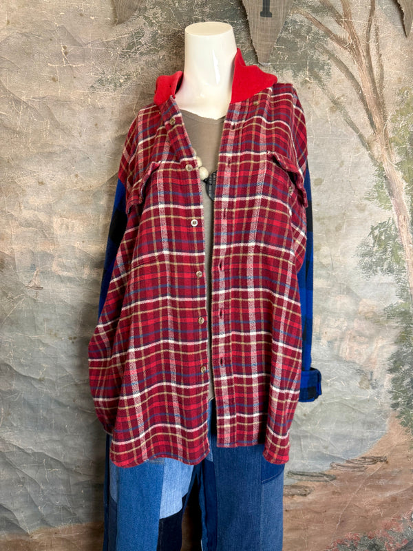 0003G PW Mix-Match Flannel Jacket-#6