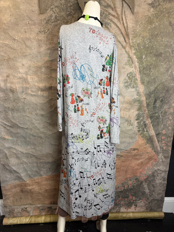 D387 Woofmas Carol A-line Dress